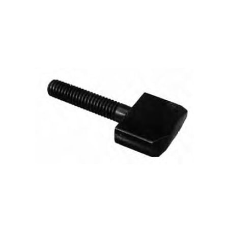 Thumb Screw, 5/16 In-18 Thread Size, Black Oxide Steel